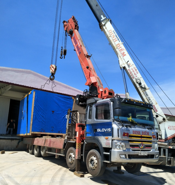 Cho thuê xe cẩu bốc